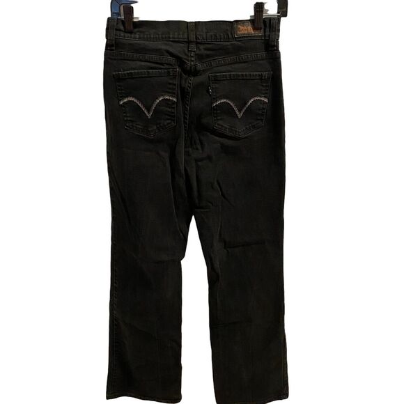 Levi’s Perfectly Slimming 512 Bootcut Black Jeans Size 6M EUC - Picture 2 of 8